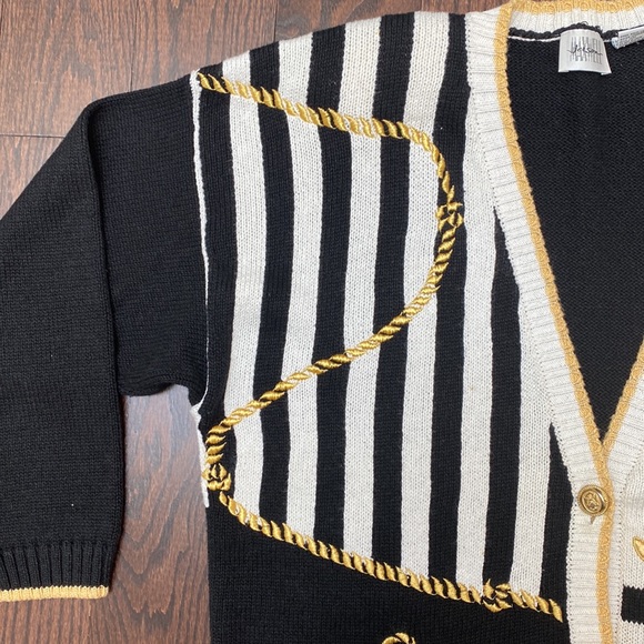 Vintage oversized nautical cardigan - Picture 4 of 9